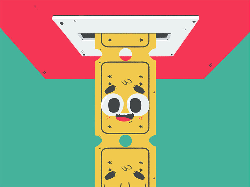 Cartoon crawling baby